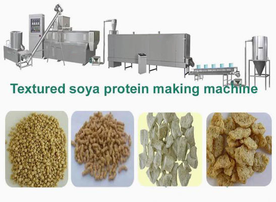 Cadena de producción texturizada del extrusor de las pepitas de la máquina/de la soja del extrusor de la soja