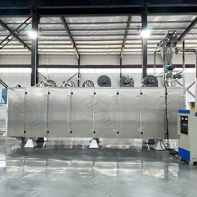 Línea de procesamiento de golosinas masticables para extrusora continua de alimentos para mascotas, máquina para fabricar golosinas para perros 380V / 50Hz