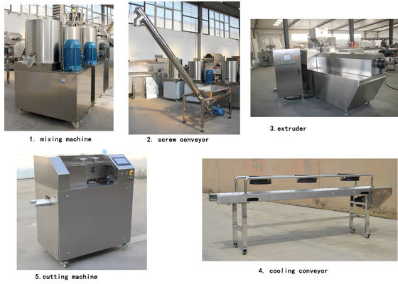 Fabricación doble de la torsión del color de la máquina de la invitación del palillo y del animal doméstico del cuidado dental del perro