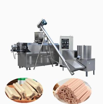 Las diversas formas acarician el perro de la máquina de la invitación mastican el extrusor del equipo de proceso de los snacks