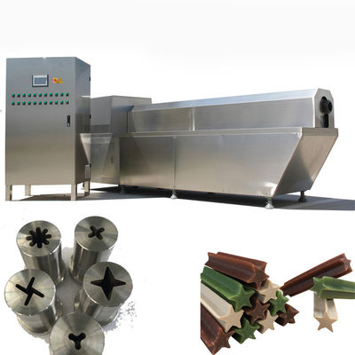 Las diversas formas acarician el perro de la máquina de la invitación mastican el extrusor del equipo de proceso de los snacks