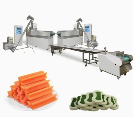 El ANIMAL DOMÉSTICO 100KW mastica la cadena de producción acero inoxidable de la máquina de la invitación del animal doméstico