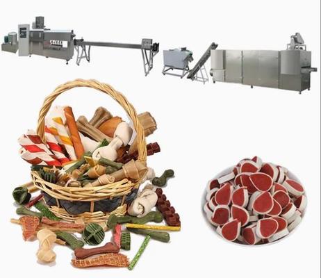 Producción de poco ruido de la velocidad de los bocados del perro del chicle de la máquina del alimento para animales