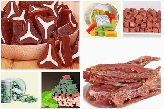 Producción de poco ruido de la velocidad de los bocados del perro del chicle de la máquina del alimento para animales