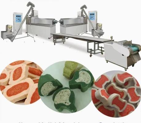 Extrusor del chicle de la máquina de la invitación del animal doméstico de la comida de bocados
