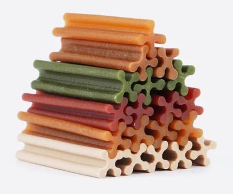 Extrusor del chicle de la máquina de la invitación del animal doméstico de la comida de bocados