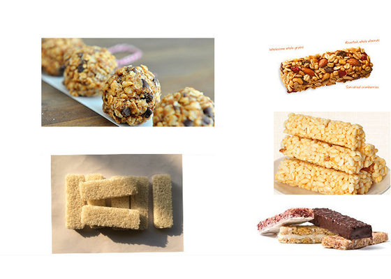 La cadena de producción de la barra del cereal de Engery, invitaciones del pájaro/invitación del pájaro pega la formación de la máquina