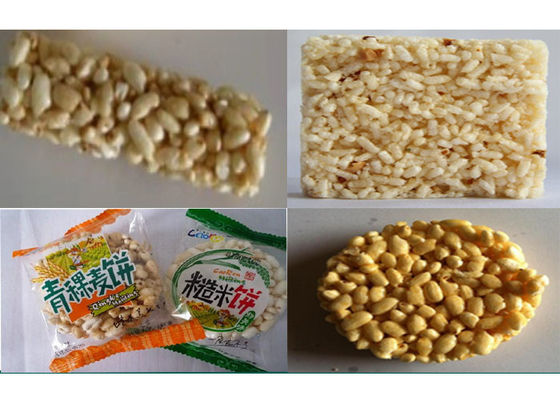 La categoría alimenticia sopló barra del cereal del arroz que hacía la máquina 100~200kg por hora