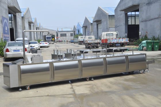 Barra del cereal/peso automáticos completos del poder 1500kg de la máquina 88kw de la torta de arroz