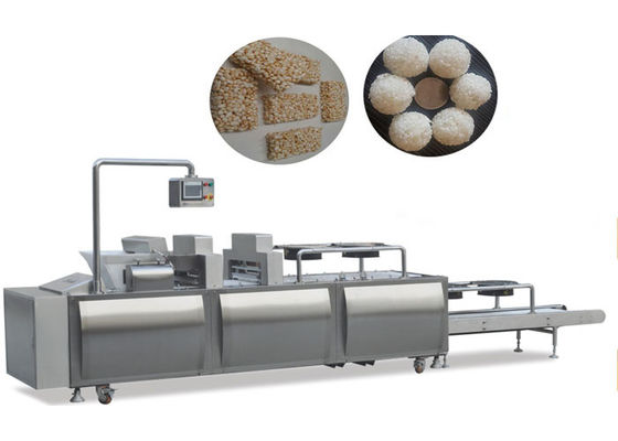 Barra de mezcla del arroz del sésamo de los cacahuetes del Granola que forma la línea