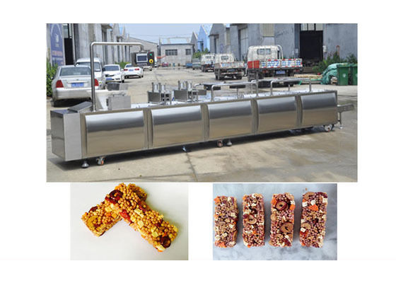 Barra automática del cereal que hace la máquina