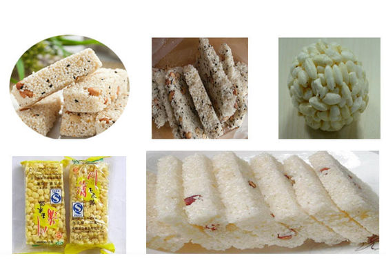 Barra automática del cereal que hace la máquina
