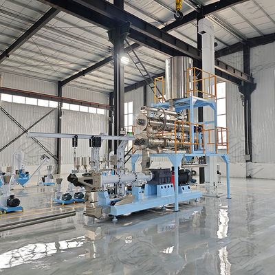 Máquina doble del extrusor de la comida de perro del tornillo con el PLC de Siemens