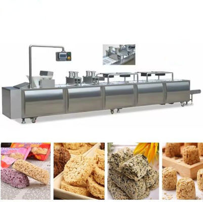 Barra frágil del cereal de cacahuete que forma y cortadora controlada por el PLC de Siemens