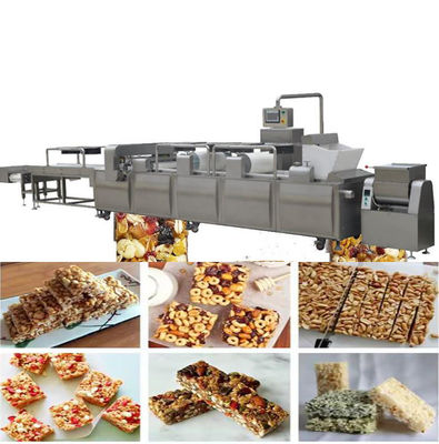 Barra de energía sana del cereal de la nuez del chocolate del bocado que forma la barra de la máquina/del cereal que hace la máquina