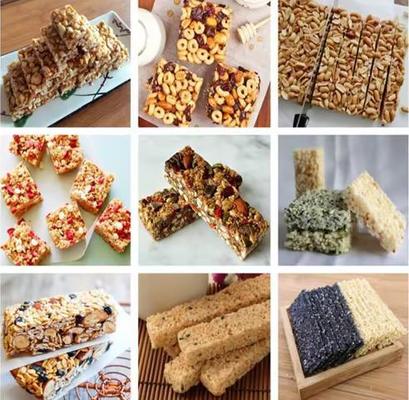 Barra de energía sana del cereal de la nuez del chocolate del bocado que forma la barra de la máquina/del cereal que hace la máquina