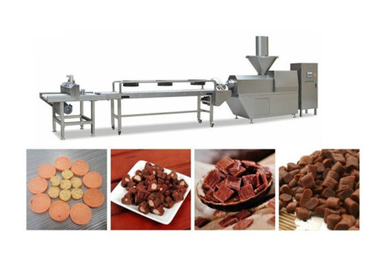 Cadena de producción desigual natural de alimento para animales de 100 invitaciones SUS 304 de la máquina del alimento para animales de la pechuga de pollo