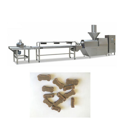 Cadena de producción fría de alimento para animales de la protuberancia, animal doméstico que mastica la máquina del hueso con el alto contenido de la carne