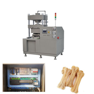 Cadena de producción hidráulica de alimento para animales del control del PLC para presionar del hueso del cuero crudo