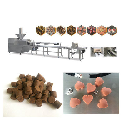 Línea de transformación fría suave del alimento para animales del extrusor del cuidado dental con la pantalla táctil