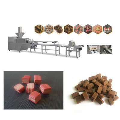 Línea de transformación fría suave del alimento para animales del extrusor del cuidado dental con la pantalla táctil