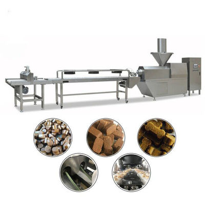 Perro suave de la carne desigual que mastica la cadena de producción de alimento para animales PLC de Siemens