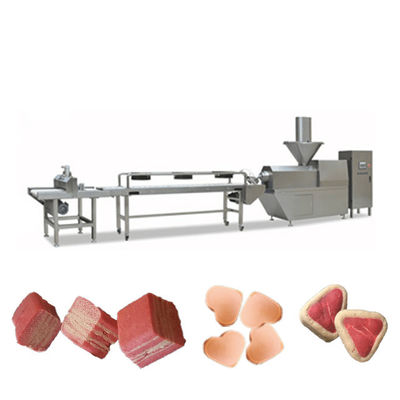 Perro suave de la carne desigual que mastica la cadena de producción de alimento para animales PLC de Siemens