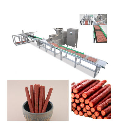 Cadena de producción de alimento para animales máquina dental de la tira de la carne del perro con Tray System auto