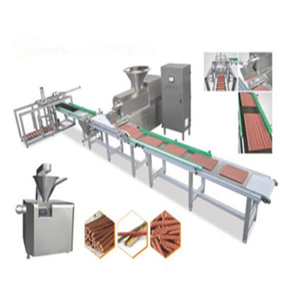 Línea de procesamiento de alimentos/chicles diarios para mascotas Auto Meat Strips para perros