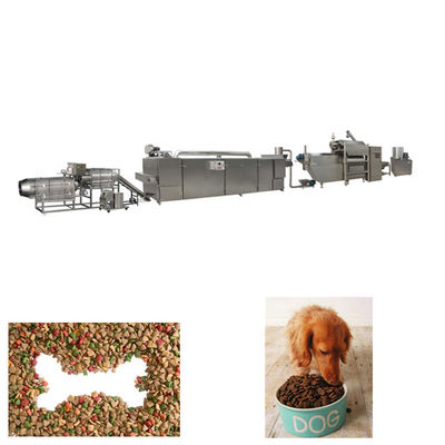 El animal doméstico automático trata/perro mastica la comida que la carne auto pela la línea de transformación de las invitaciones del perro