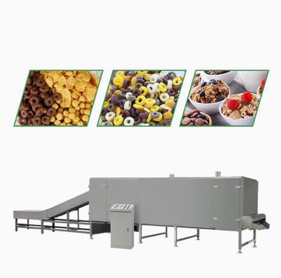 La máquina de proceso de las avenas del desayuno del cereal/el arroz forma escamas haciendo la máquina