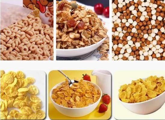 Máquina de proceso automática de la cadena de producción de los microprocesadores de maíz del bocado/de las avenas de los cereales