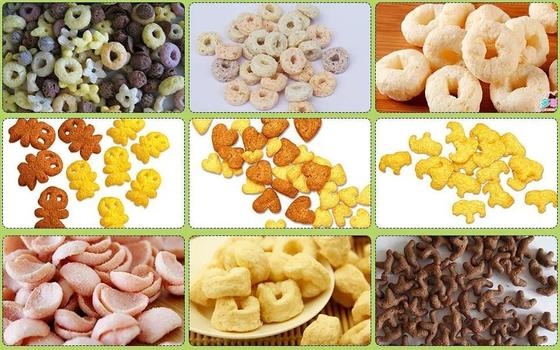 Cadena de producción del cereal de desayuno y de las avenas/máquina del extrusor del bocado del soplo