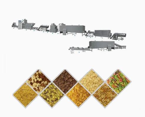 Línea de transformación de las avenas de la alta capacidad con el extrusor de tornillo dos