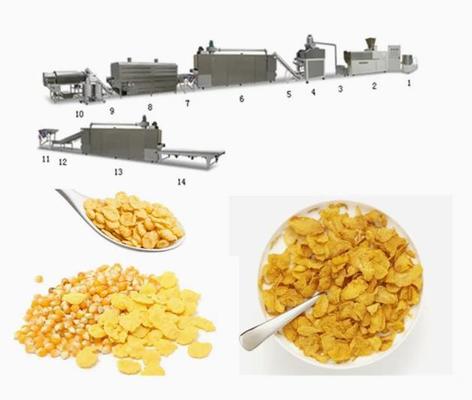 Máquina económica de producción de cereales Corn Flakes / Máquina para hacer hojuelas de arroz
