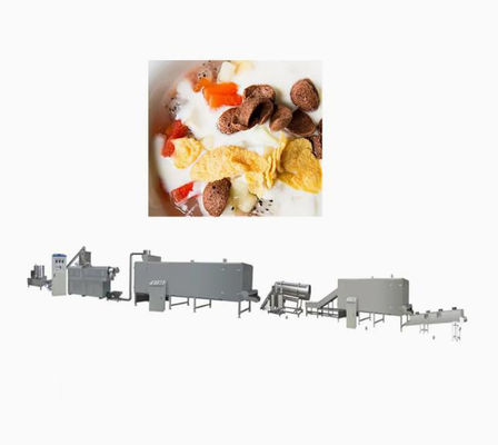 Línea de producción de bucles de frutas de desayuno / maíz de cereales con estándar CE