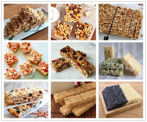 Barra de alta velocidad del cereal que hace la máquina para el corte de la barra de Muesli, tiempo del uso de la larga vida