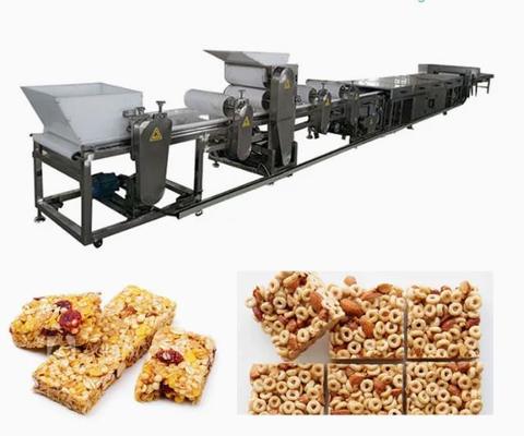 Categoría alimenticia 150m m 80pcs/Min Granola Bar Making Machine