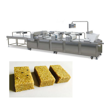 Caramelo frágil automático lleno de cacahuete del acero inoxidable de la cortadora de la barra del cereal