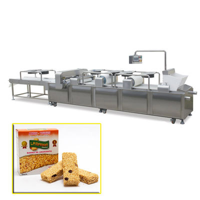 Barra del cereal de Chikki/de Muesli que hace la máquina, cadena de producción de la paleta helada de fruta