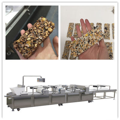 Barra de caramelo nuts de la fruta material SS304 que hace la máquina, máquina del fabricante de la barra del cereal