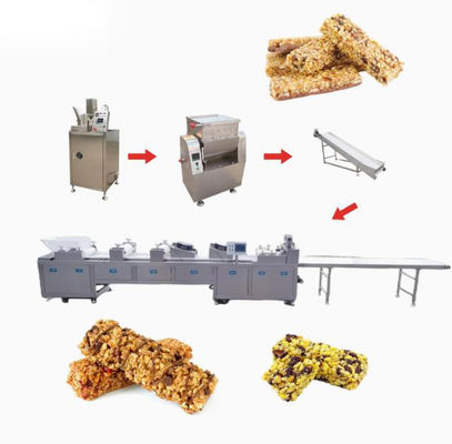 Nueces continuas y automáticas, máquina de barra de granola de arándanos Siemens Control PLC