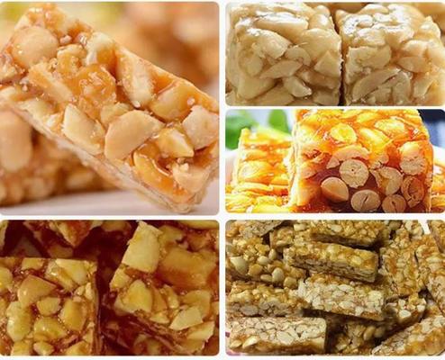 Máquina para hacer barras rectangulares de sésamo/cereales para maíz, mijo y trigo sarraceno