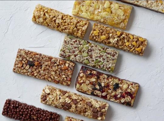 Máquina continua y automática para hacer barras de cereal de sésamo, máquina de chiki de cacahuete