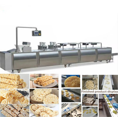 Comida automática soplada alimenticia curruscante eléctrica de la barra del cereal que hace la máquina