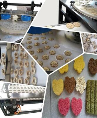 Comida automática soplada alimenticia curruscante eléctrica de la barra del cereal que hace la máquina
