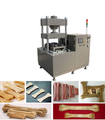 Máquina para hacer huesos de perro de cuero crudo prensado