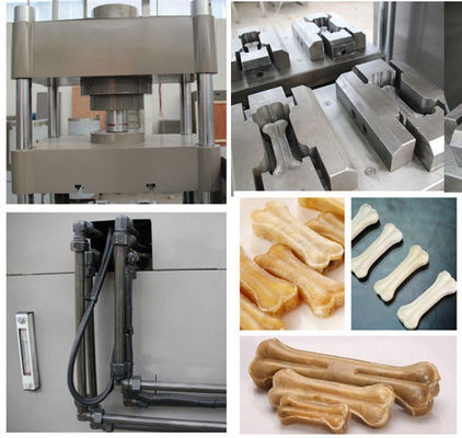 Hueso de perro de la operación automática que hace que la máquina acaricia la máquina de la invitación para el alimento para animales