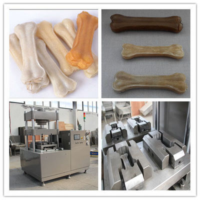 Hueso de perro de la operación automática que hace que la máquina acaricia la máquina de la invitación para el alimento para animales