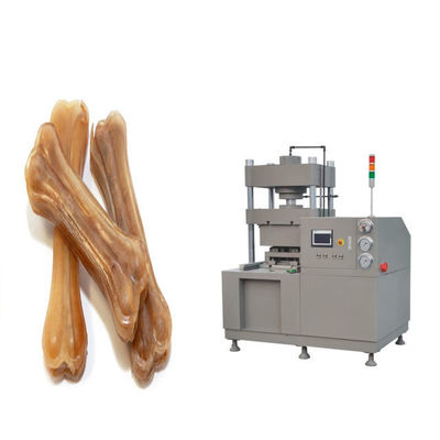 Máquina para hacer comida para perros con motor multifunción de Alemania, estación doble, huesos de cuero prensado